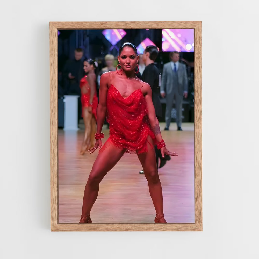 Poster Salsa en Rouge – affiche Danse (vue 4)
